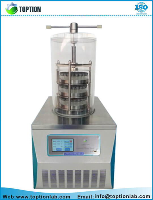 NADE LGJ-10C Multi-Manifold Standard Type Experimental Laboratory Vacuum  Lyophilizer/freeze drying equipment/freeze dryer