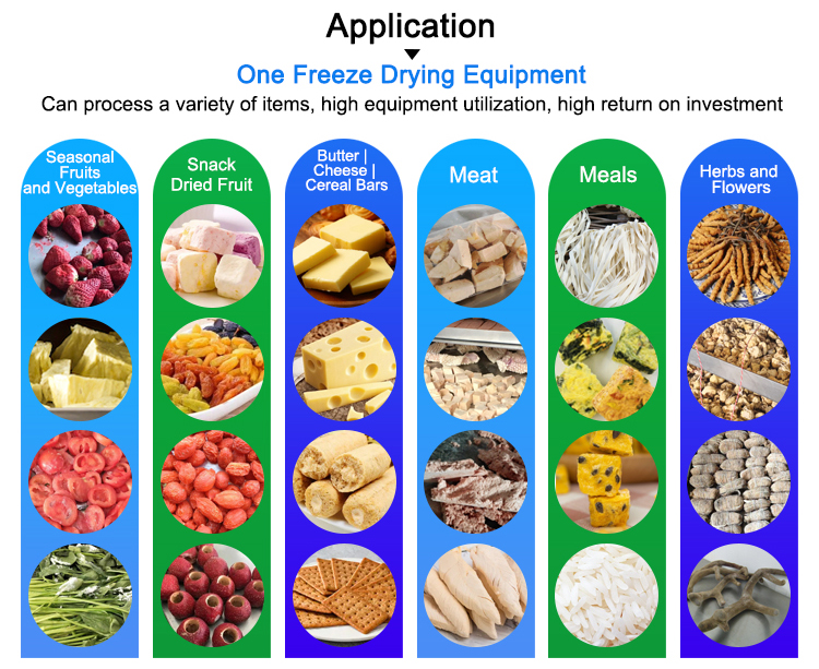 application of freeze dryer 