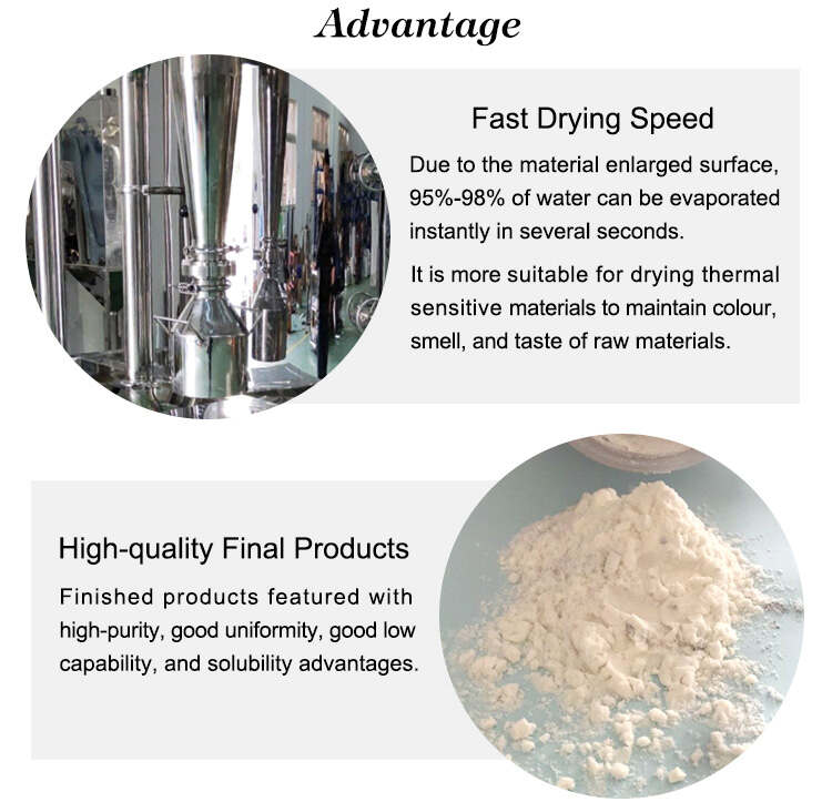 Advantage of spray dryer