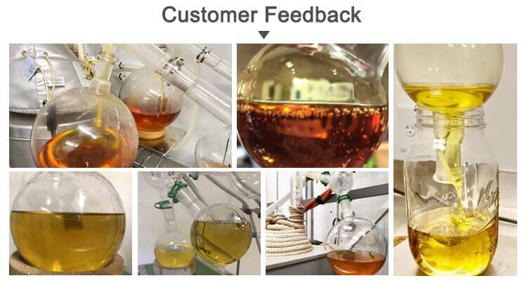 20L short path distillation setup;