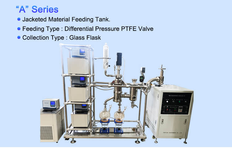 short path glass distillation;