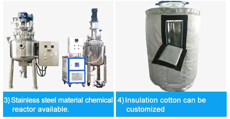 50l Chemistry Jacketed Glass Reactor Price;