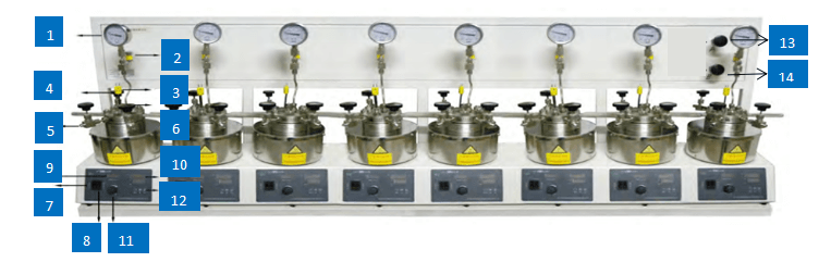 Parallel Micro High Pressure Reactor Customize;