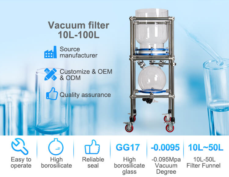 Pour Type Vacuum Glass Filter;