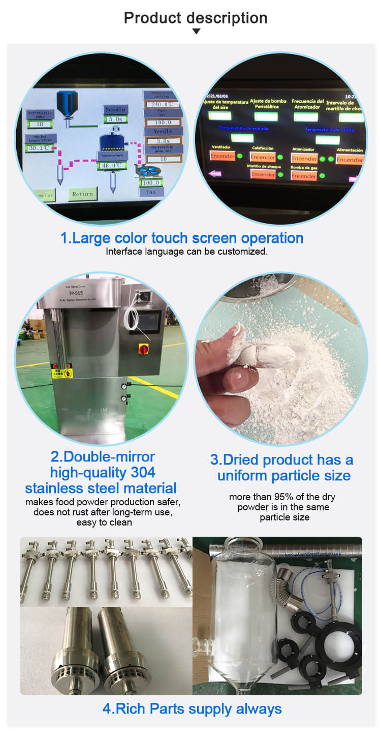 Spray Dryer For Milk Powder;