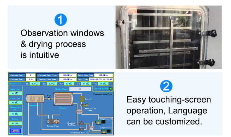 freeze dryer dimensions;