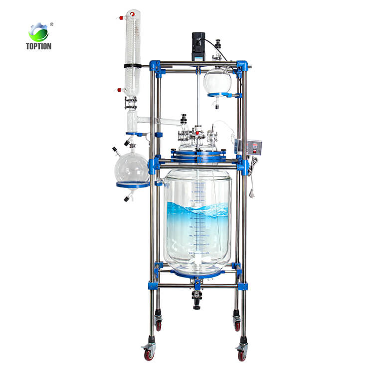  glass jacketed reactor  